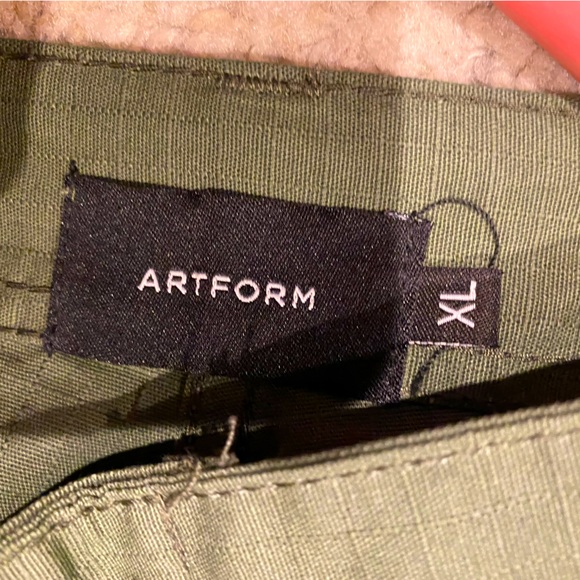 Green Artform Cargo Pants - Picture 3 of 4